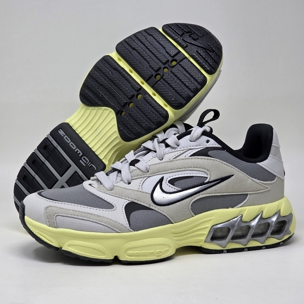 Nike Women's Size 5.5 Zoom Air Fire Particle Grey Running Shoes DV1129-003 New